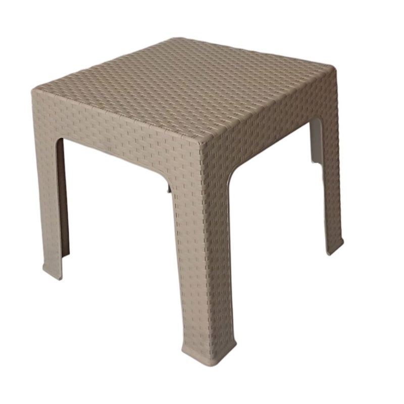 خورشيد للبلاستيك ترابيزة بلاستيكية تايجر رتان  من خورشيد بلاست للبلاستيك - كافيه - Image 1